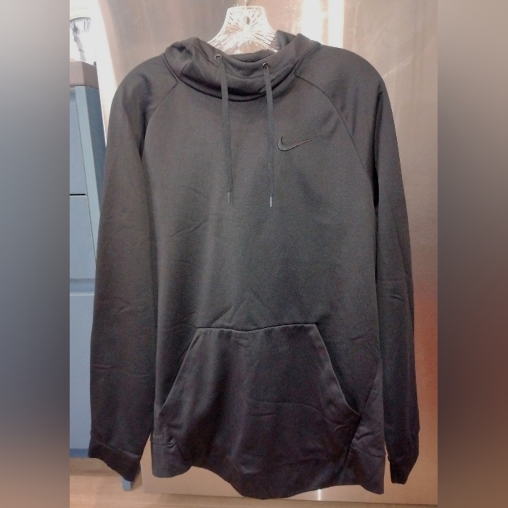 Nike Dri-Fit All Black Hoodie L